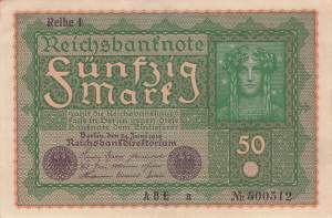 50 Mark 1919 r.62a ABE
